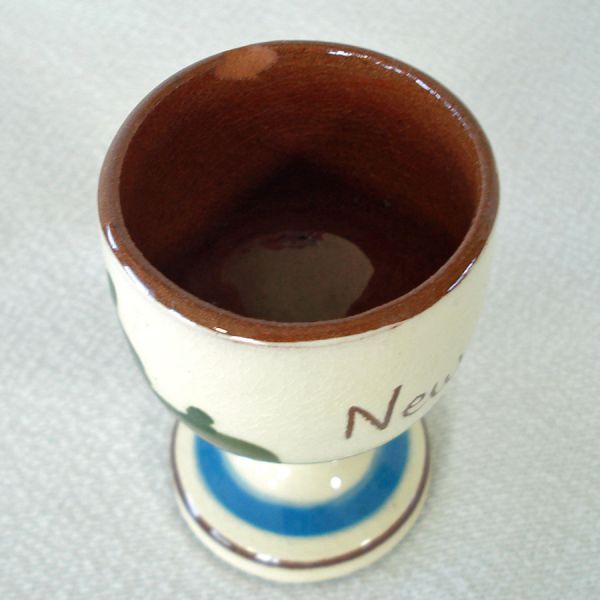 Torquay Motto Ware Egg Cup, Candlestick, Mini Vase #5