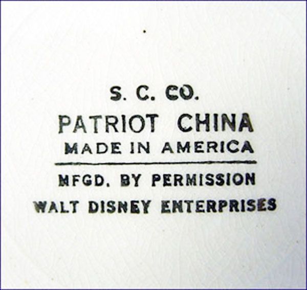 Disney 3 Pigs 1930s Divided Childs Feeding Plate Clearance #6