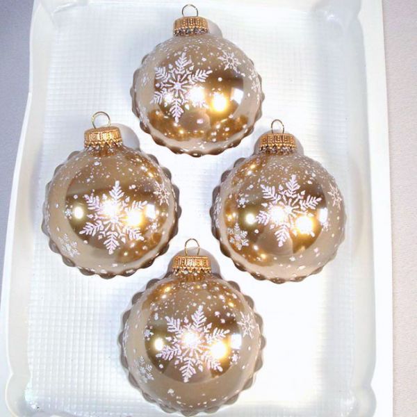Nine Boxes Glass Christmas Ornaments Circa 1980 Clearance #7