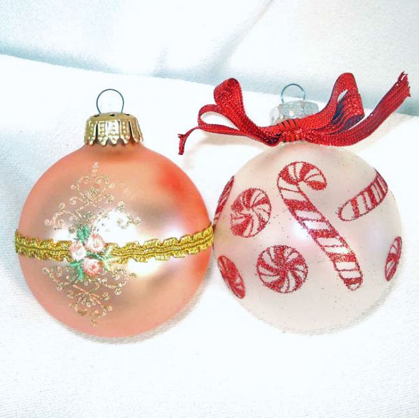 Nine Boxes Glass Christmas Ornaments Circa 1980 Clearance #12