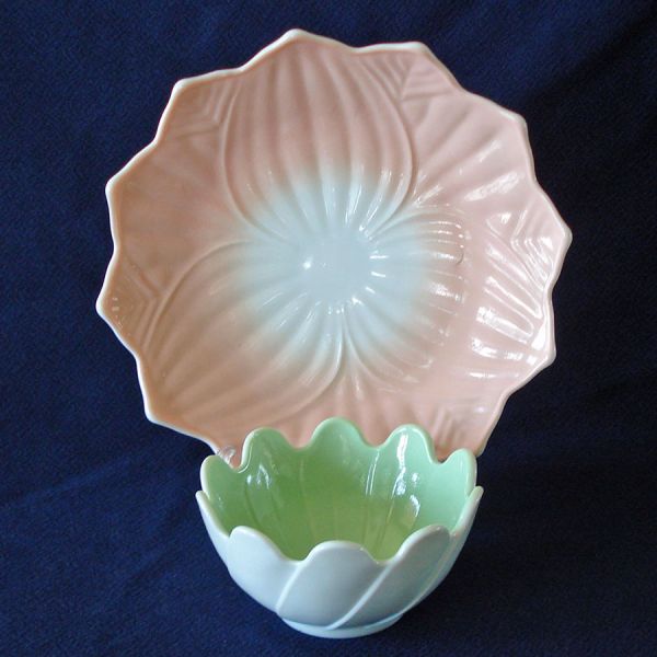 Anchor Hocking Leaf and Blossom Dessert Set Clearance #3