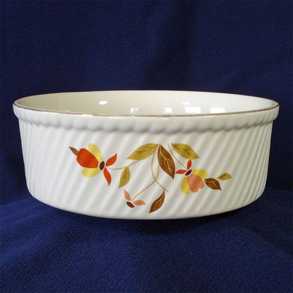 Hall Autumn Leaf 8 Inch Souffle Baking Dish