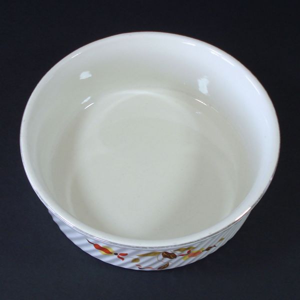 Hall Autumn Leaf 8 Inch Souffle Baking Dish #2