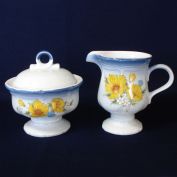 Mikasa Amy Creamer And Sugar Bowl Set