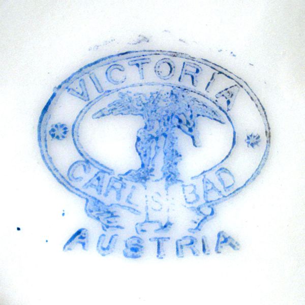 Blue White 21 Pc Antique Austrian Child's Toy Tea Set Clearance #8