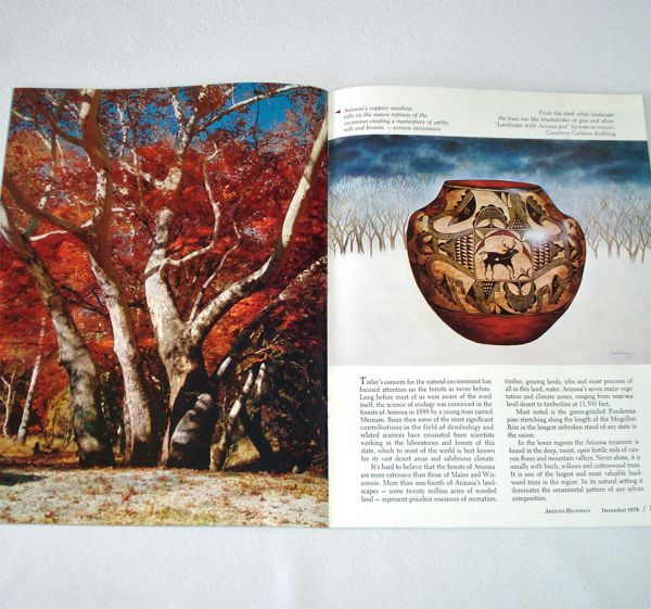 Arizona Highways Magazine 2 Issues April, December 1975 Clearance #2