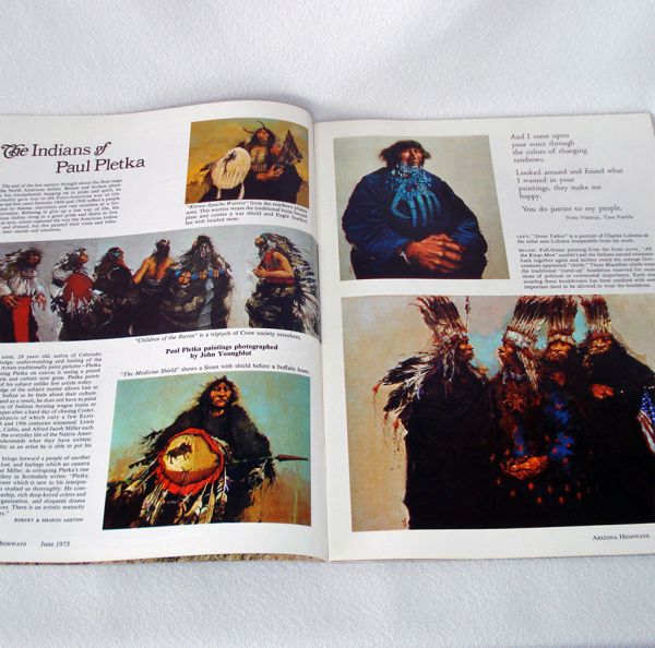 Arizona Highways Magazine June 1975 First American Art Clearance #3
