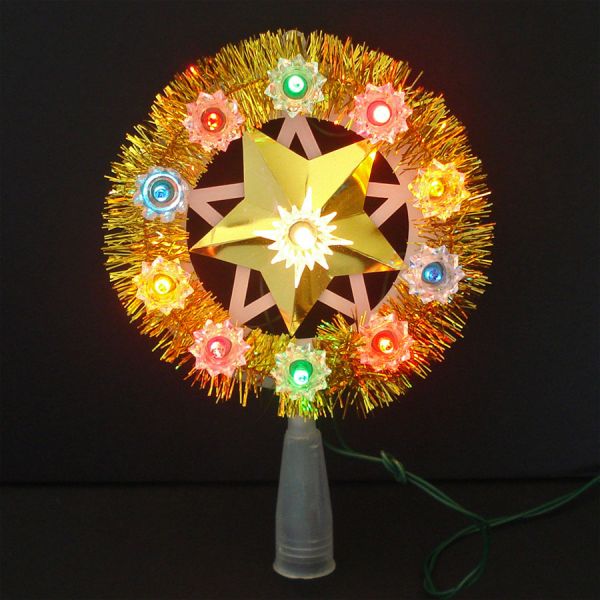 Bradford Mini Lighted Star Christmas Tree Topper in Box #4