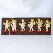 Hard Plastic Barefoot Angel Christmas Figure Ornaments