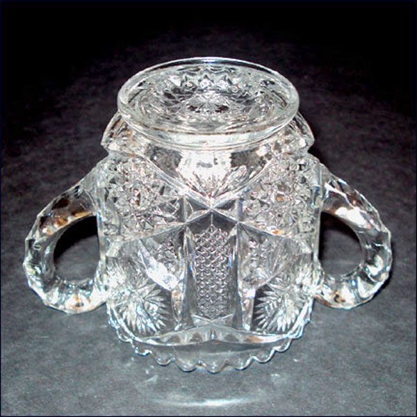 EAPG Child's Glass Sugar Bowl #2