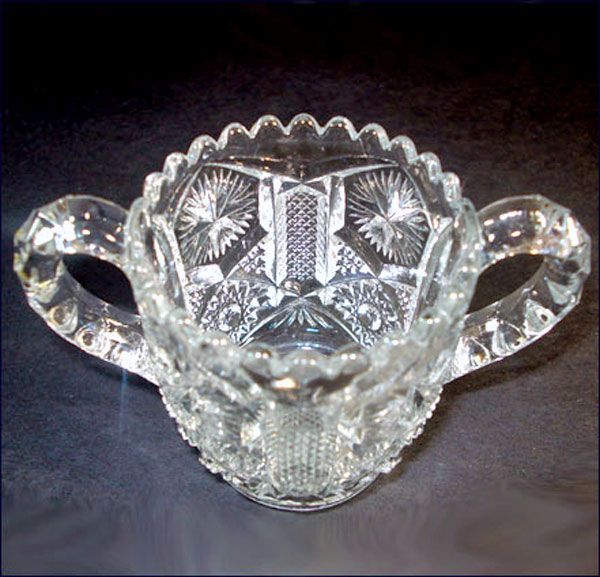 EAPG Child's Glass Sugar Bowl #3