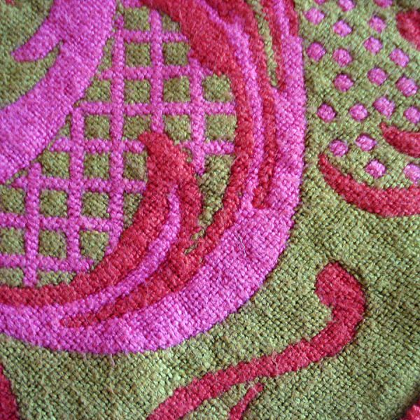 Nettle Creek Romance Queen Bedspread Red Pink Cherubs Clearance #5