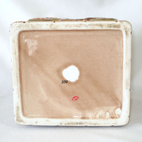 Gingerbread House Ceramic Cookie Jar Mid Century Japan #5