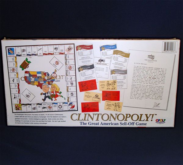 Clintonopoly 1995 Board Game Sealed Unused Clearance #2