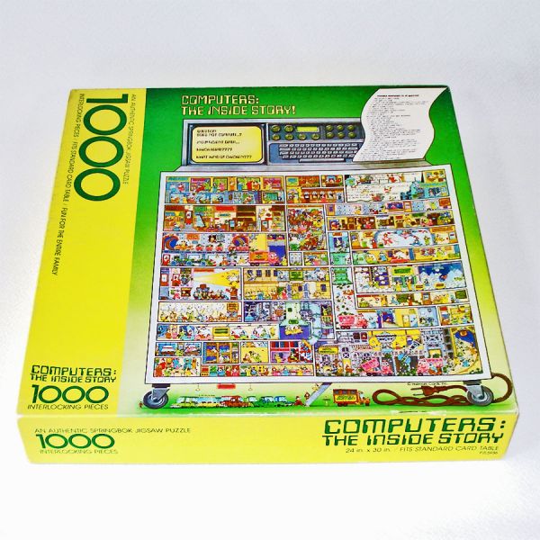 Computers: The Inside Story Springbok 1000 Pc Puzzle Bob Martin Complete