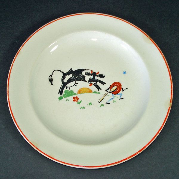 Child's Nursery Rhyme Plate with Bonus Cup #2