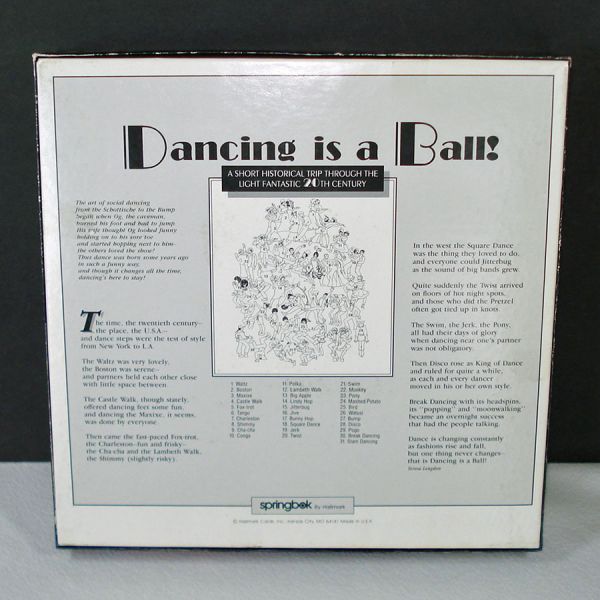 Dancing Is A Ball 1986 Complete Springbok Jigsaw Puzzle #3