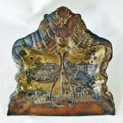 Antique 1910 Bronze Crumb Tray Souvenir of Washington DC