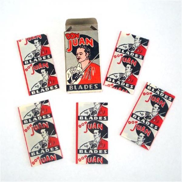 3 Boxes Don Juan Razor Blades Mint Unused 1940s Clearance #3