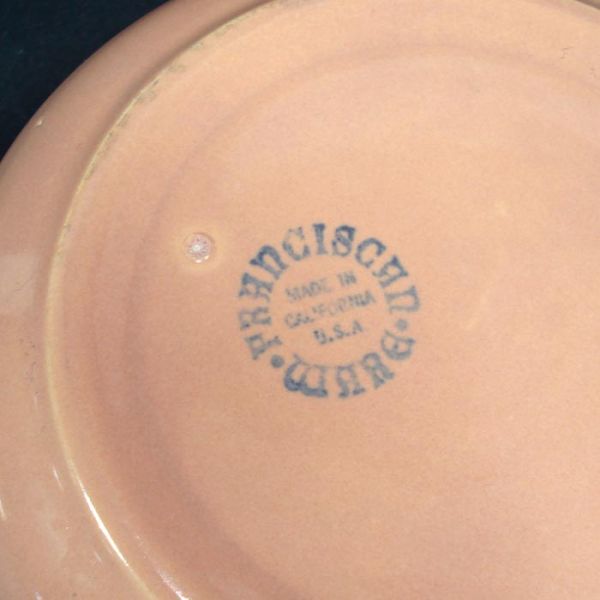 Franciscan El Patio Individual Casserole Coral or Redwood Brown Clearance #4