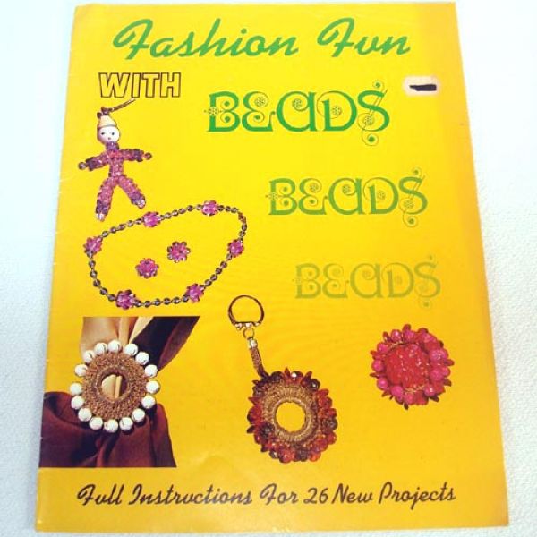 Fashion Fun With Beads 1972 Jewelry Craft Pattern Booklet Clearance