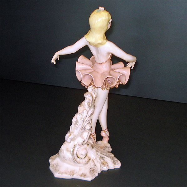 Exquisite Florence California Rare Adult Blonde Ballerina Figurine #4
