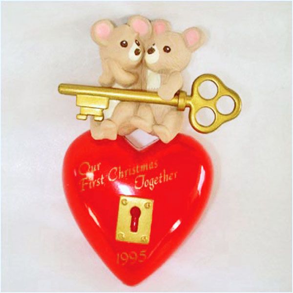 Hallmark 1995 Our First Christmas Together Christmas Ornament Clearance #2