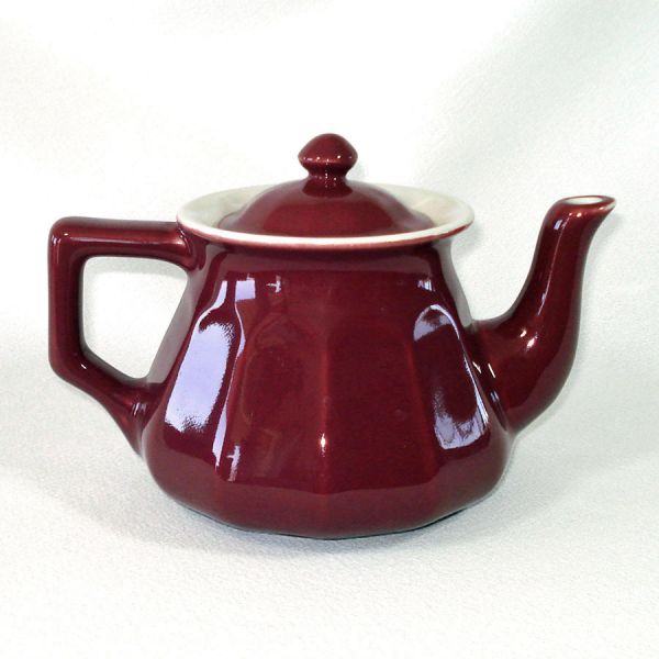 Hall Bellevue Maroon 32 Ounce Teapot #2