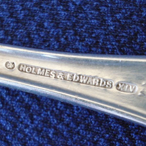 American Beauty Antique Silverplate Cold Meat Fork Roses Clearance #4