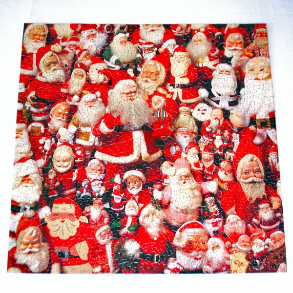 Ho Ho Ho Springbok Jigsaw Puzzle Vintage Santas Complete #2