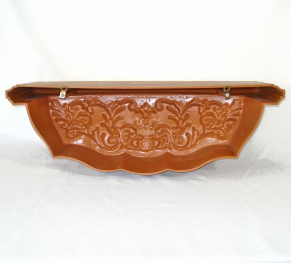 Home Interiors Homco Ornate Gold Gilt Wall Shelf #3