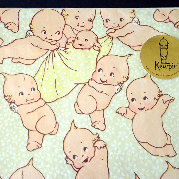 Kewpies 1973 Gift Wrap Paper 2 Packs Clearance #3