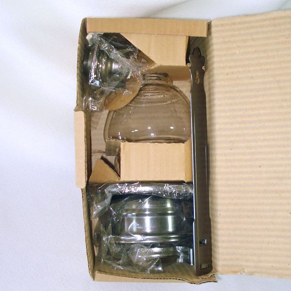 1960s Wall Mount Kerosene Lamp Mint in Box #3