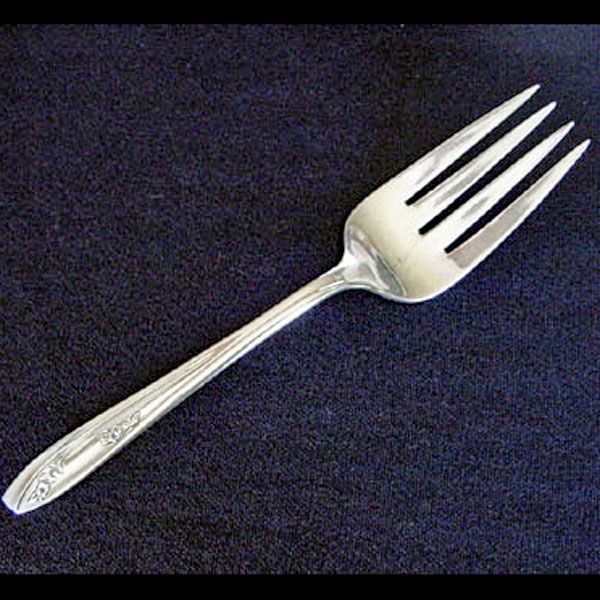 Lady Fair Rogers Silverplate Cold Meat, Seafood Forks Clearance #2