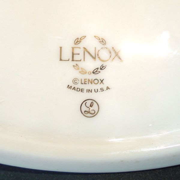 Pair Lenox Greenfield Porcelain Candlesticks Clearance #4