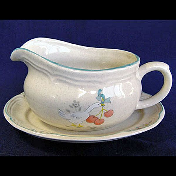 Marmalade Gravy Boat and Underplate International China Clearance #2