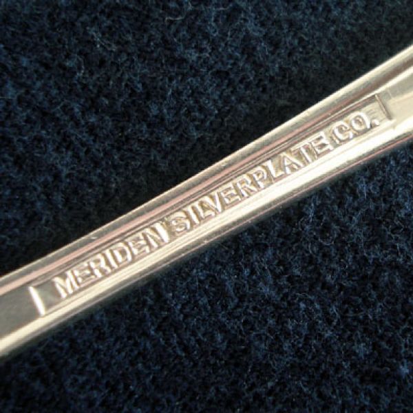 First Lady Meriden Silverplate Pickle Fork and Sugar Sifter Spoon Clearance #2