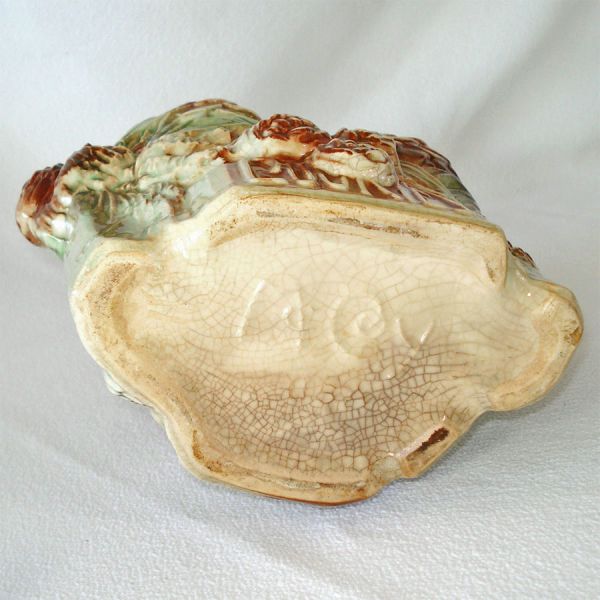 McCoy Pine Cone Cookie Jar Bottom Vase Planter #3