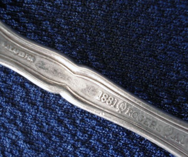 Oregon Patriotic Silverplate Souvenir Spoon 1881 Rogers Clearance #3