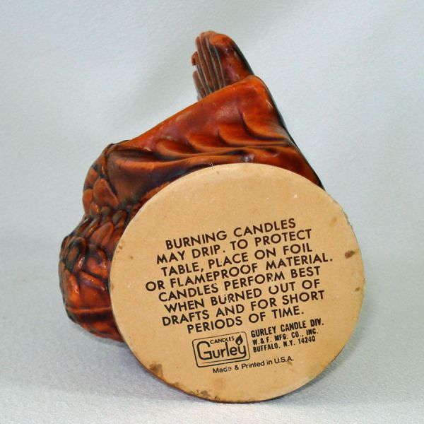 Gurley Thanksgiving Turkey Large Figural Candle #5