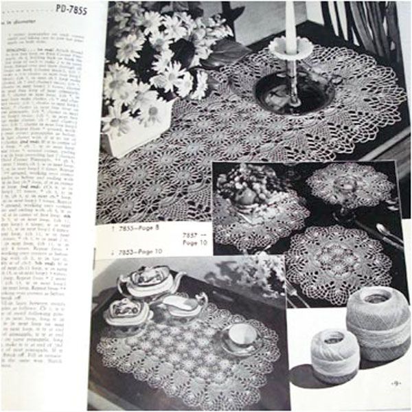 Pineapple Fan-Fair Crochet Pattern Instruction Booklet Clearance #4