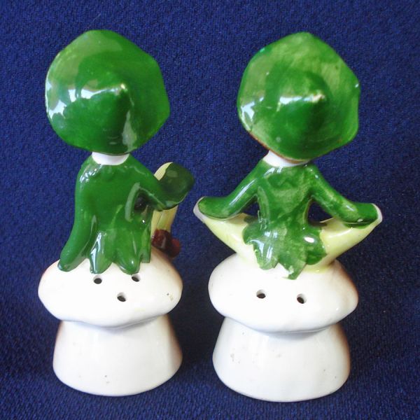 Enesco Kitchen Pixie Salt Pepper Shakers, Candle Holder #4