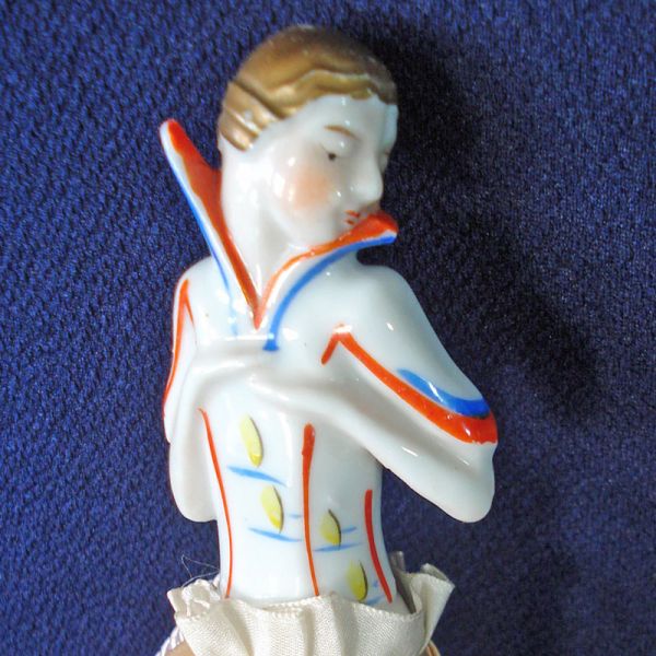 Deco Flapper Half Doll Clothing Brush #3