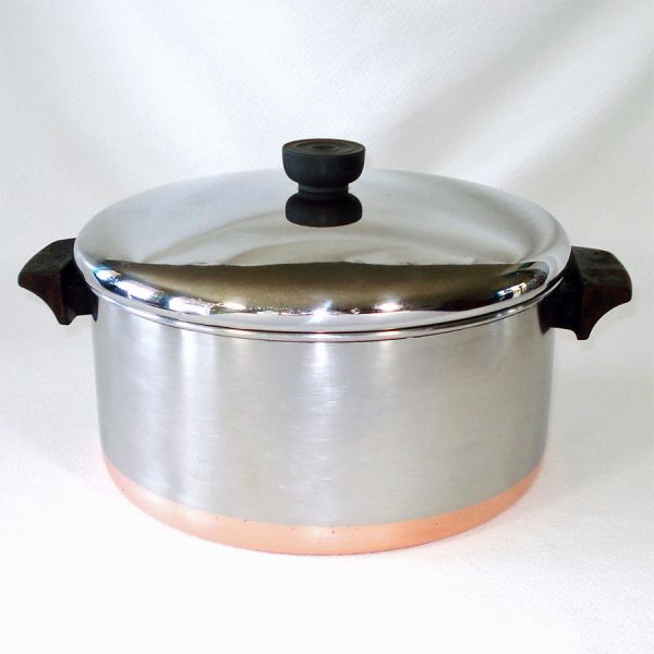 Revere Ware Copper Bottom 6 Quart Dutch Oven Stock Pot #2