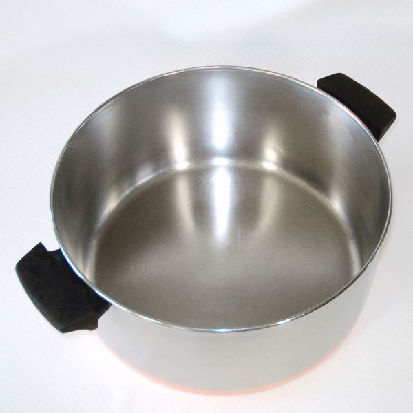 Revere Ware Copper Bottom 6 Quart Dutch Oven Stock Pot #3