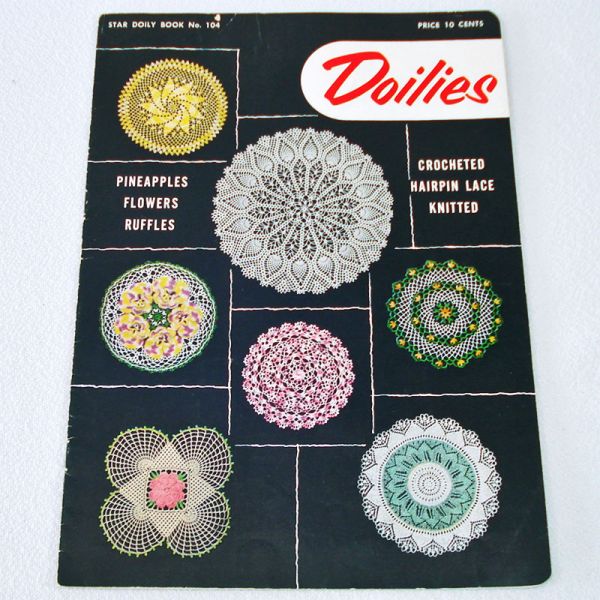 Crochet Doilies Star Pattern Instruction Booklet 1953 Clearance