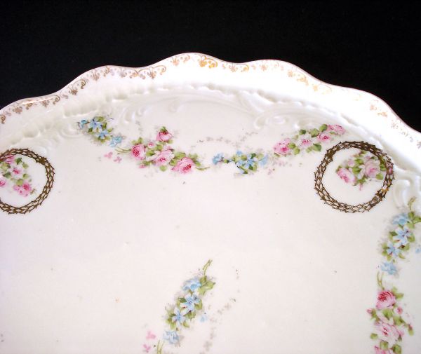 ES Germany Demitasse Cups, Saucers, Tray Set #3