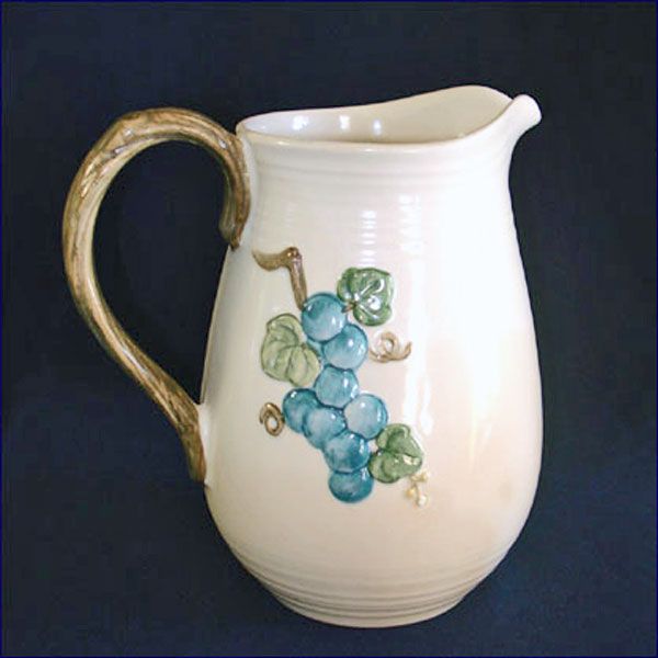 Metlox Sculptured Grape 64 Ounce Water Pitcher #2