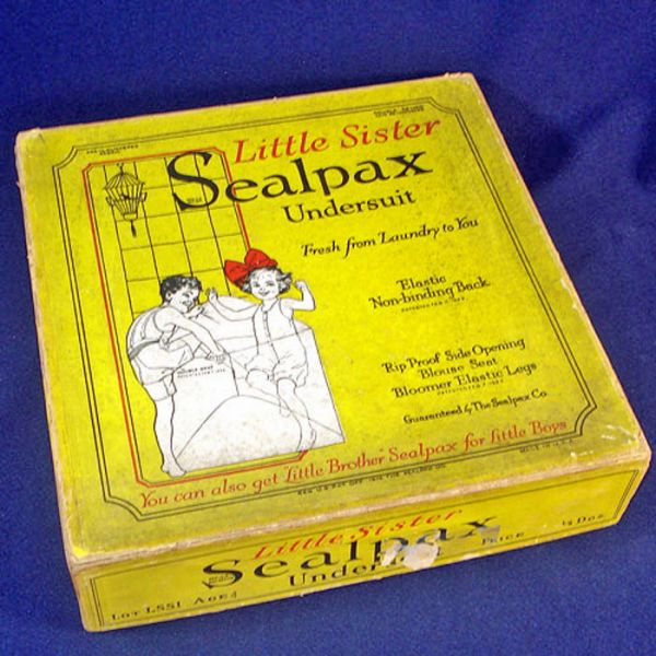 1922 Box 5 Unused Sealpax Child Undersuits Union Suits Size 4 Clearance #2