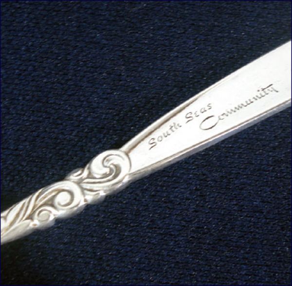 South Seas Oneida 3 Silverplate Teaspoons Clearance #3